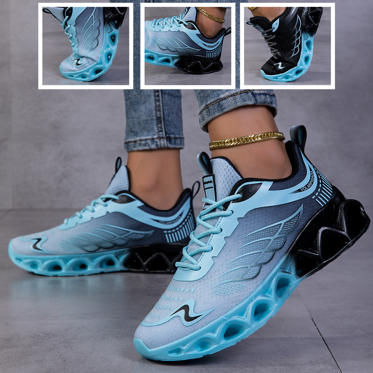 Sneakers, Spring and Summer Women's Sports Shoes with Breathable